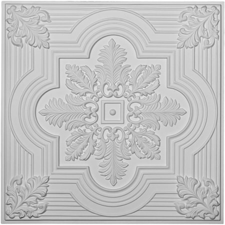 Ekena Millwork 24"W x 24"H x 3/4"P Adonis Ceiling Tile CT24X24AD